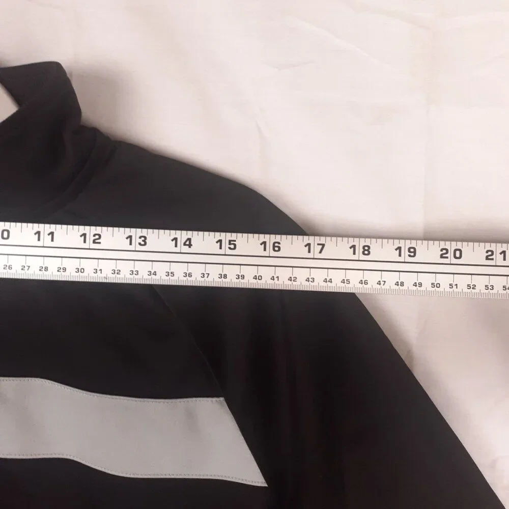 Athletic Works Boys Full-Zip Black Jacket With Reflective Stripe XL ,L - Picture 8 of 11